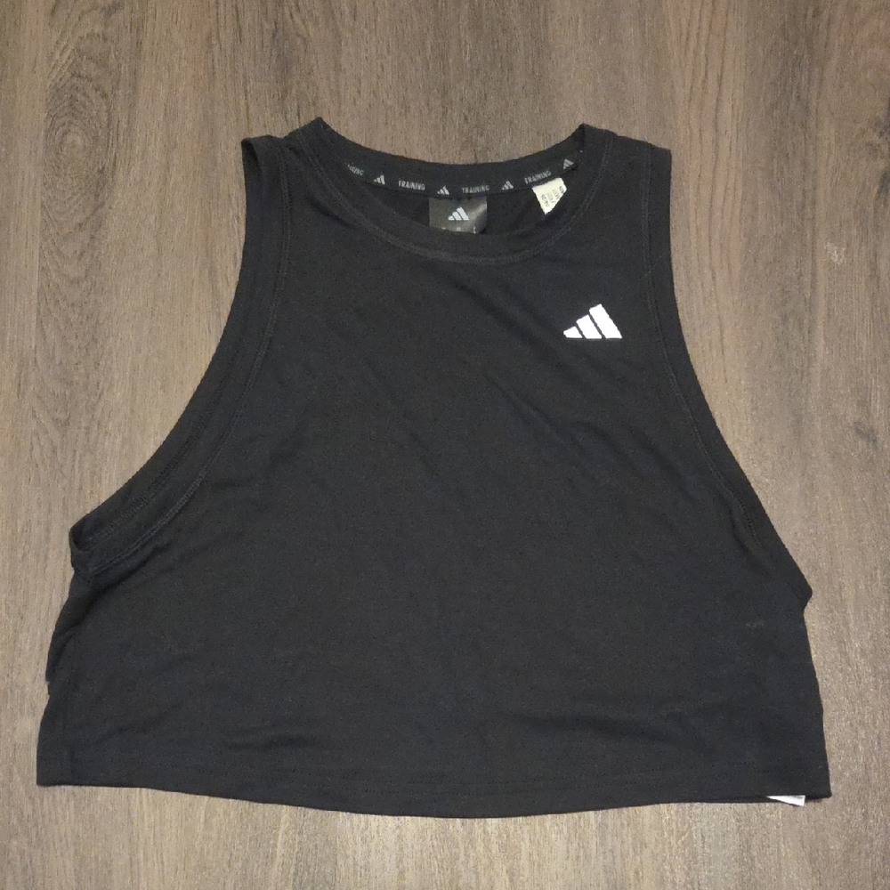 Adidas Crop Black Muscle Tee